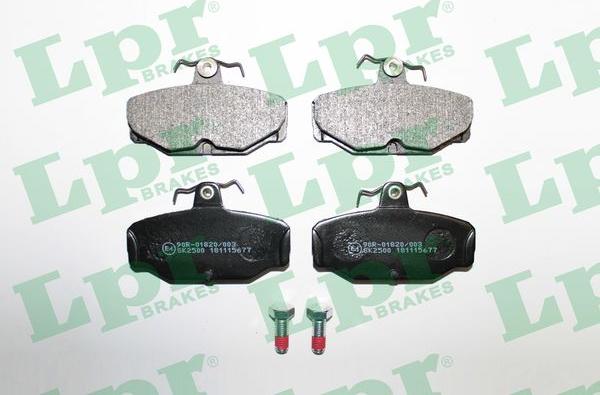 LPR 05P677 - Brake Pad Set, disc brake autospares.lv