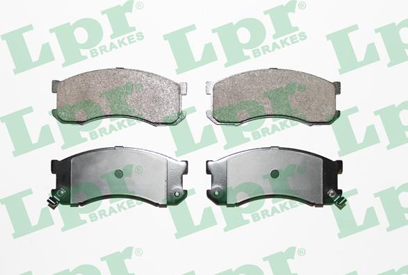 LPR 05P041 - Brake Pad Set, disc brake autospares.lv