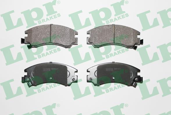 LPR 05P047 - Brake Pad Set, disc brake autospares.lv