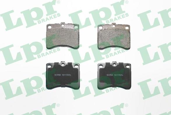 LPR 05P056 - Brake Pad Set, disc brake autospares.lv