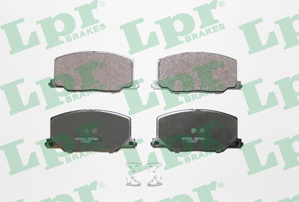LPR 05P068 - Brake Pad Set, disc brake autospares.lv