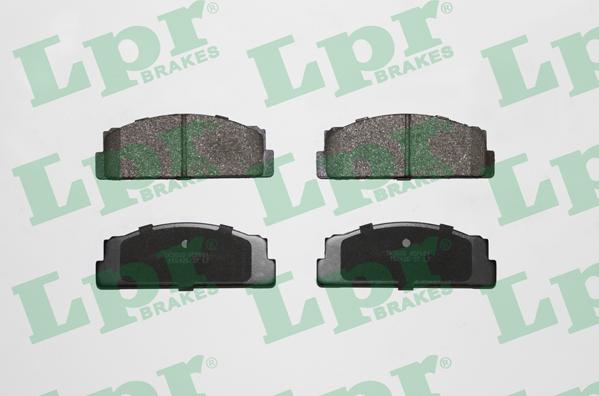 LPR 05P001 - Brake Pad Set, disc brake autospares.lv