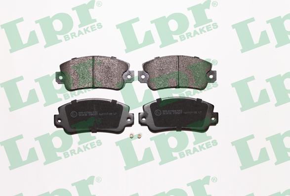 LPR 05P007 - Brake Pad Set, disc brake autospares.lv