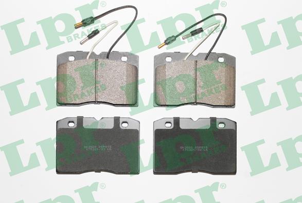 LPR 05P015 - Brake Pad Set, disc brake autospares.lv