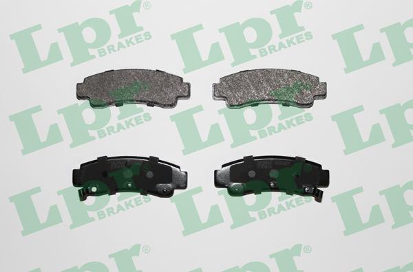 LPR 05P088 - Brake Pad Set, disc brake autospares.lv