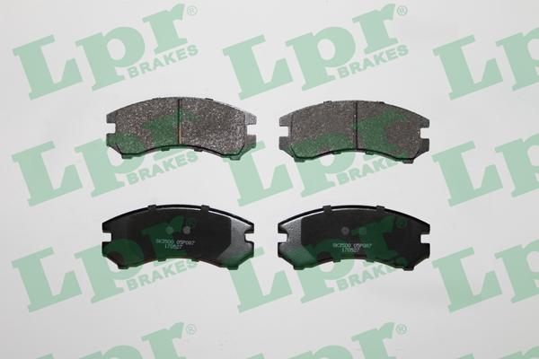 LPR 05P087 - Brake Pad Set, disc brake autospares.lv