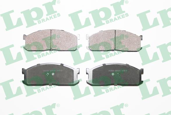 LPR 05P039 - Brake Pad Set, disc brake autospares.lv