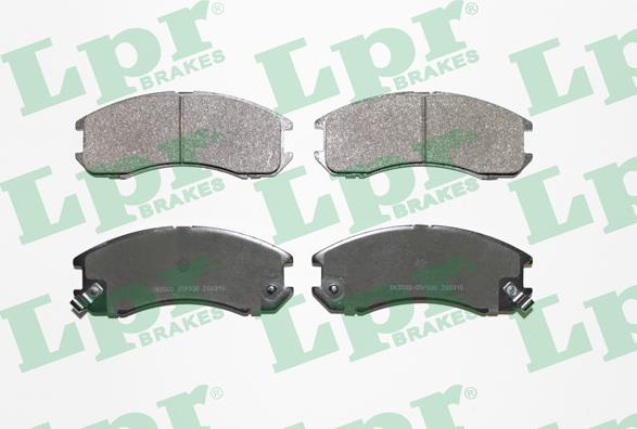 LPR 05P036 - Brake Pad Set, disc brake autospares.lv