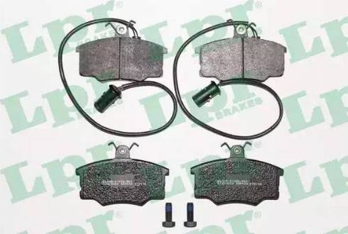 LPR 05P033 - Brake Pad Set, disc brake autospares.lv