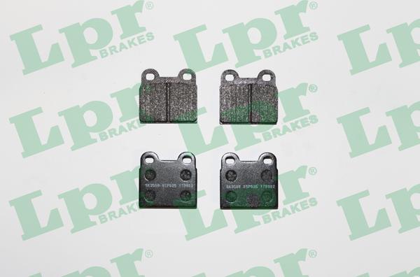 LPR 05P025 - Brake Pad Set, disc brake autospares.lv