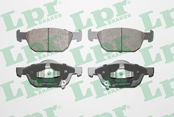 LPR 05P1991 - Brake Pad Set, disc brake autospares.lv