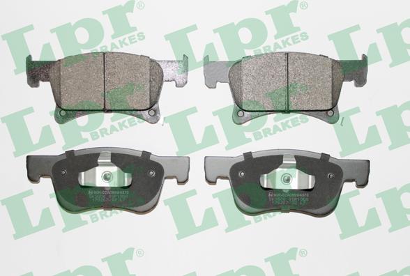 LPR 05P1958 - Brake Pad Set, disc brake autospares.lv