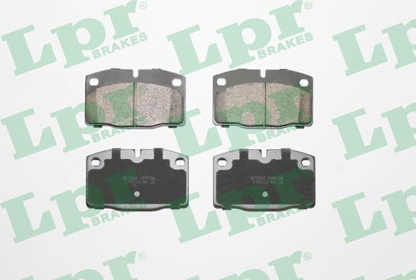 LPR 05P190 - Brake Pad Set, disc brake autospares.lv