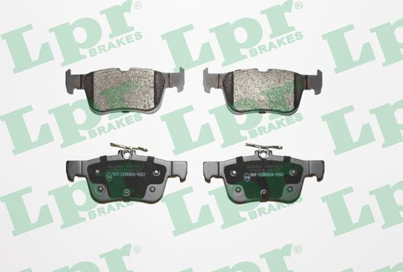 LPR 05P1915 - Brake Pad Set, disc brake autospares.lv