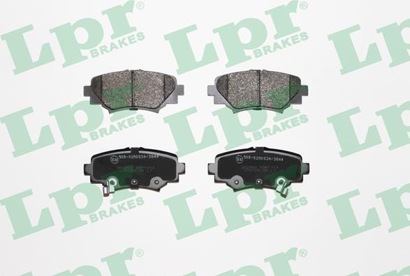 LPR 05P1918 - Brake Pad Set, disc brake autospares.lv