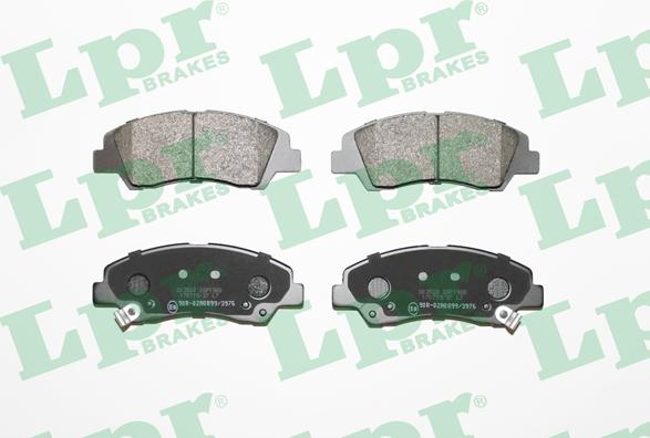 LPR 05P1988 - Brake Pad Set, disc brake autospares.lv