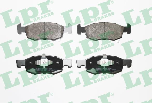 LPR 05P1976 - Brake Pad Set, disc brake autospares.lv