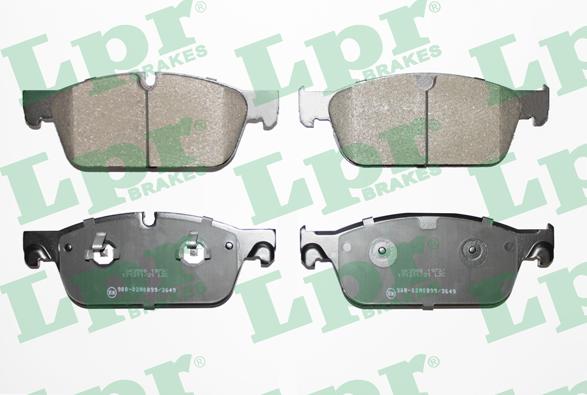 LPR 05P1973 - Brake Pad Set, disc brake autospares.lv