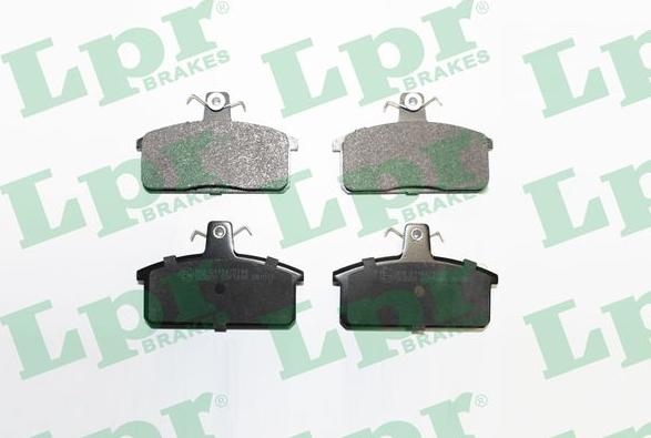 LPR 05P1498 - Brake Pad Set, disc brake autospares.lv