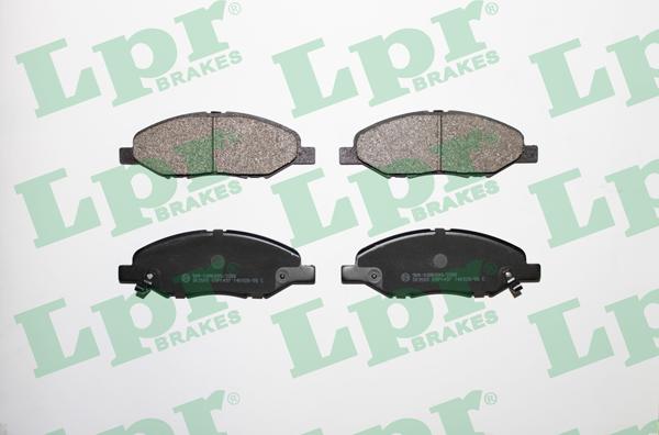 LPR 05P1497 - Brake Pad Set, disc brake autospares.lv