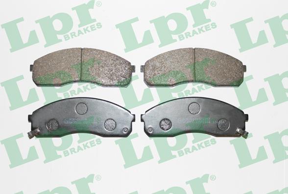 LPR 05P1444 - Brake Pad Set, disc brake autospares.lv