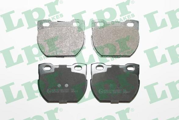 LPR 05P1441 - Brake Pad Set, disc brake autospares.lv