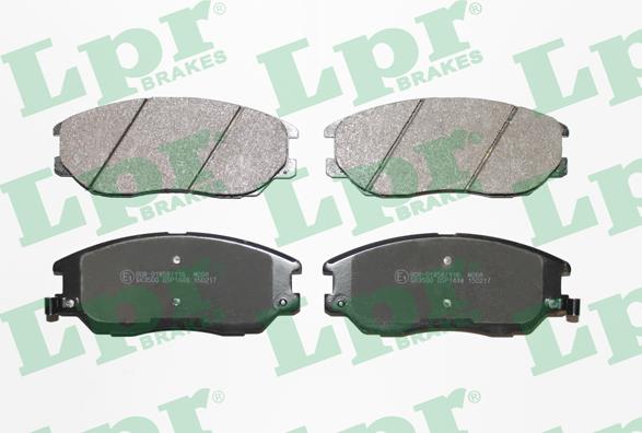 LPR 05P1448 - Brake Pad Set, disc brake autospares.lv