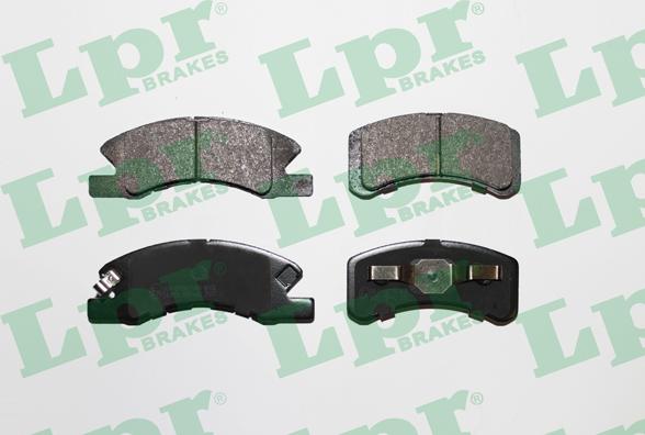 LPR 05P1443 - Brake Pad Set, disc brake autospares.lv