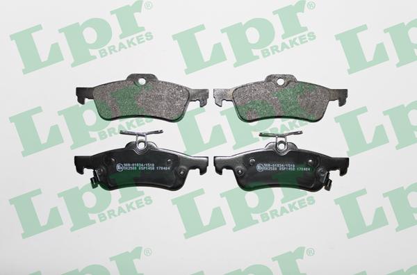 LPR 05P1458 - Brake Pad Set, disc brake autospares.lv