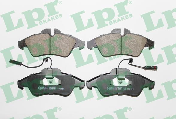 LPR 05P1469 - Brake Pad Set, disc brake autospares.lv