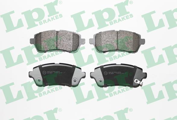 LPR 05P1464 - Brake Pad Set, disc brake autospares.lv