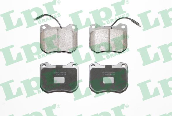 LPR 05P146 - Brake Pad Set, disc brake autospares.lv