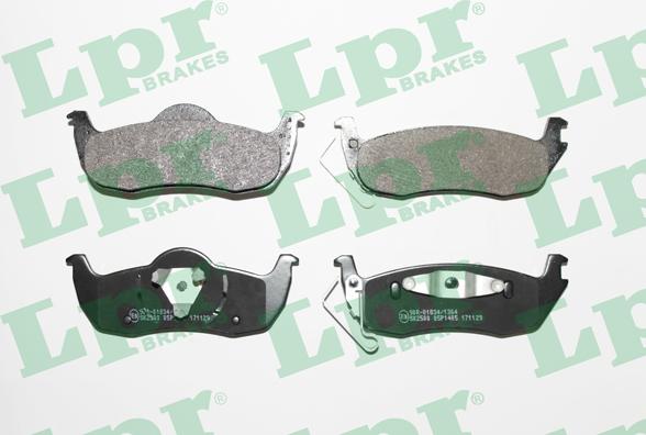 LPR 05P1405 - Brake Pad Set, disc brake autospares.lv