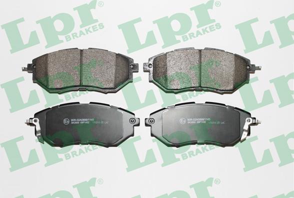 LPR 05P1402 - Brake Pad Set, disc brake autospares.lv