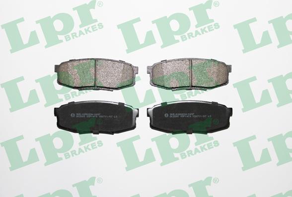 LPR 05P1419 - Brake Pad Set, disc brake autospares.lv