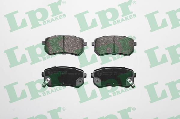 LPR 05P1411 - Brake Pad Set, disc brake autospares.lv