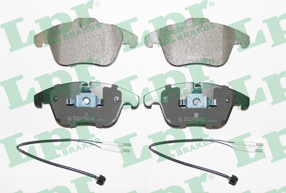 LPR 05P1486A - Brake Pad Set, disc brake autospares.lv