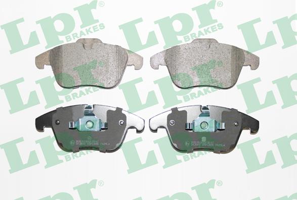 LPR 05P1486 - Brake Pad Set, disc brake autospares.lv