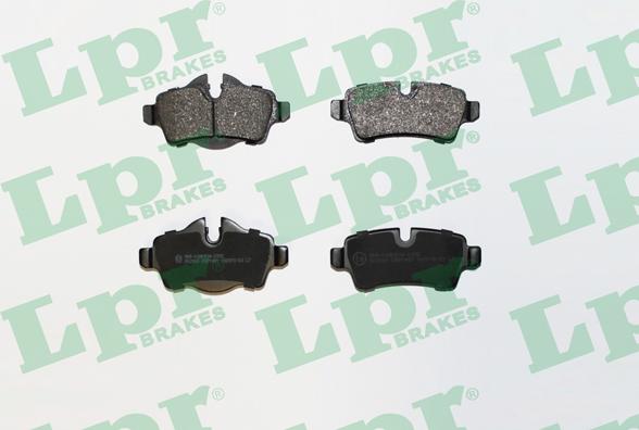 LPR 05P1481 - Brake Pad Set, disc brake autospares.lv