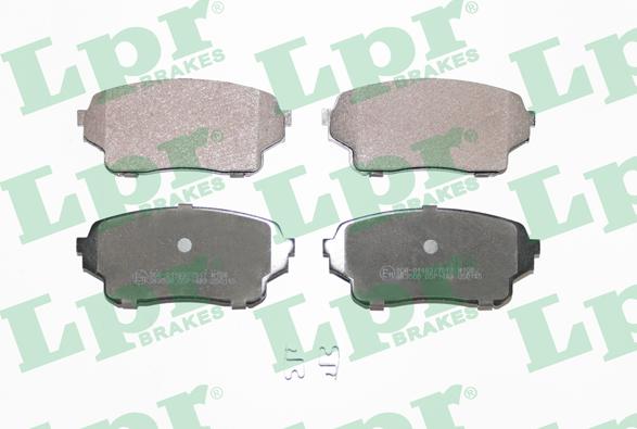 LPR 05P1483 - Brake Pad Set, disc brake autospares.lv