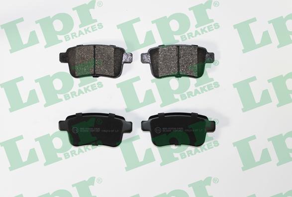 LPR 05P1487 - Brake Pad Set, disc brake autospares.lv