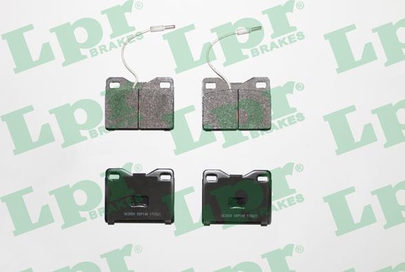 LPR 05P148 - Brake Pad Set, disc brake autospares.lv