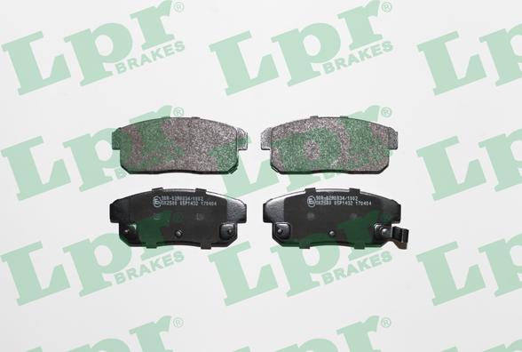 LPR 05P1432 - Brake Pad Set, disc brake autospares.lv