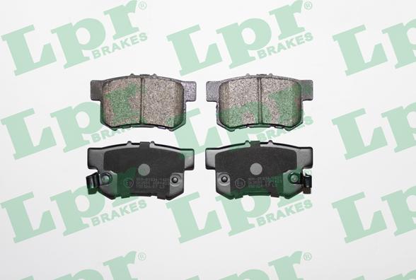 LPR 05P1423 - Brake Pad Set, disc brake autospares.lv