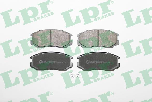 LPR 05P1427 - Brake Pad Set, disc brake autospares.lv