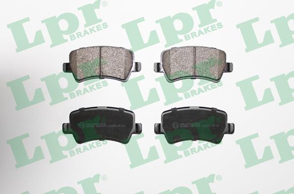 LPR 05P1474 - Brake Pad Set, disc brake autospares.lv