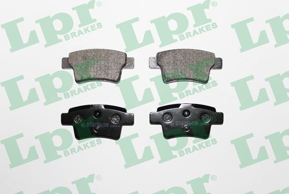 LPR 05P1475 - Brake Pad Set, disc brake autospares.lv