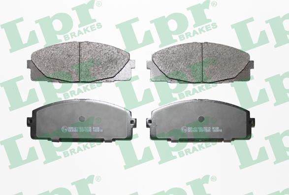 LPR 05P1595 - Brake Pad Set, disc brake autospares.lv