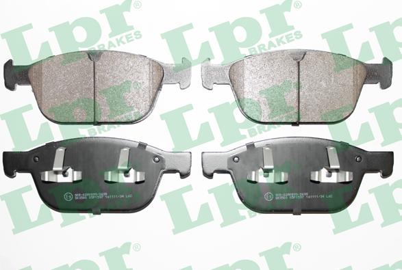 LPR 05P1597 - Brake Pad Set, disc brake autospares.lv