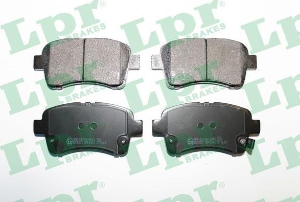 LPR 05P1541 - Brake Pad Set, disc brake autospares.lv